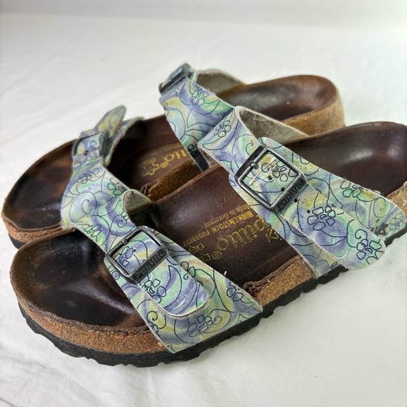 BIRKENSTOCK Papillion Jerry J. Garcia Arizona Leather Sandals Double Strap 37 6 - Picture 2 of 16